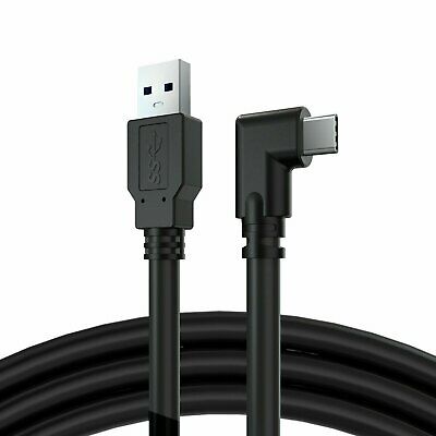 10ft Link Cable For Oculus Quest 2 Type-c Right Angle To Usb A 3.2 Charging Cord